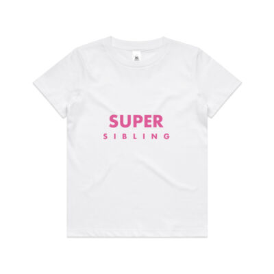 Super Sibling Pink Tee Thumbnail